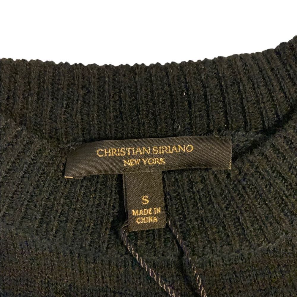 Christian Siriano Women’s Pointelle Pullover Crewneck Lace Sweater SZ Small NWT - Picture 6 of 10